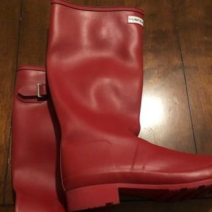 Red Hunter Boots - Size 11